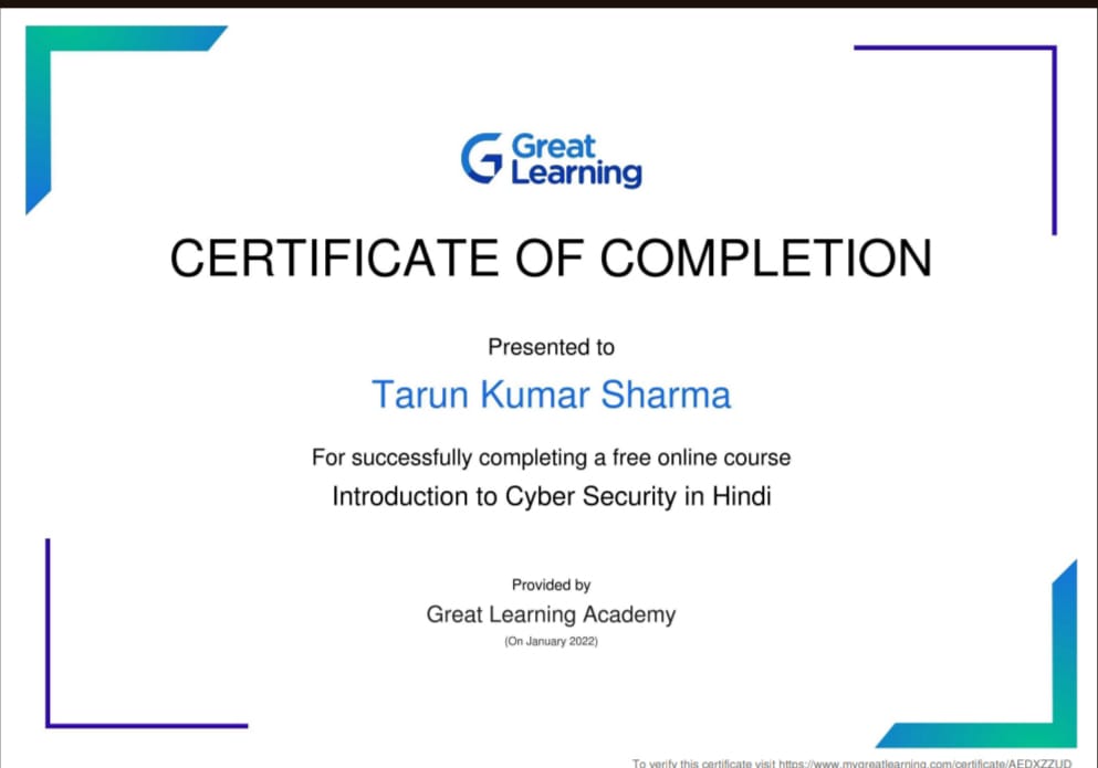 Certificate 2